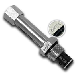 SV10 Cartridge Solenoid Valve, Normally-Open, Two-Way, Two-Position, Pilot-Operated Cartridge Solenoid Valve With Reverse Flow Energized (HSV10-23-00)