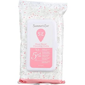 Summers Eve Cleansing Cloths 32 Count Sheer Floral (3 Pack)