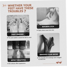 Beavorty Foot File Callus Scrubber Pedicure Tool Double-sided Foot Exfoliating Rasp Non-slip Grip Lightweight