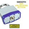 SAFEGUARD 30mm/1.18" High-Security Short Shank Laminated Padlock with Hardened Shackle