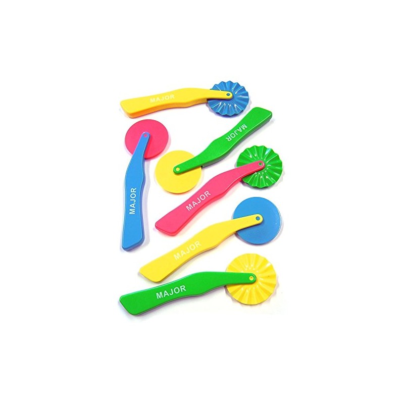 Major Brushes Clay/Dough Cutter Wheels - Pack of 6
