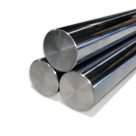 Magister Hydraulics Chrome Plated Steel Rod - 25 mm Dia x 12" length shaft, 1045 steel bar