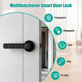 Smart Door Lock, Front Door Fingerprint Door Locks