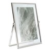 MIMOSA MOMENTS Silver Metal Floating Picture Frame (Silver, 4x6)