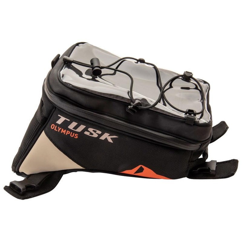Tusk Off-Road Tusk Olympus Tank Bag Small Black/Tan For KTM