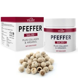 Pfeffersalbe Plus,Pfeffersalbe Zum Bräunen,Hautreparatur Pfeffersalbe,Pfeffercreme zum Bräunen,Natürliche Pfeffersalbe,Aktiv Pfeffersalbe mit Plus Collagen & Arganöl 100g