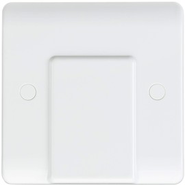 Knightsbridge CU8333 Curved Edge 45 A DP 13 A Switched Socket, White