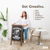 Ilyapa Wooden Sandwich Board Signs Outdoor A Frame Chalkboard Sign