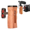 Universal Side Wooden Handle Grip Natural Adjustable Brazilian Wood Side
