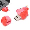 USB 2.0 Flash Drive Pink Cartoon Appearance Data Storage Tool