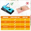 Kittmip 6 Pcs Mouse Traps Plastic Mice Trap House with