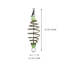 NUOBESTY 24Pcs Fishing Bait Cages – Glow-in-The-Dark Carp Fishing Feeders Portable Bait Holders Lure Baskets for Night Fishings