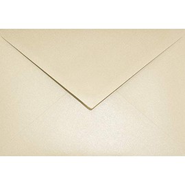 Netuno Pack of 25 Envelopes Nacre Sand DIN C6 114 x 162 mm 120 g Aster Metallic Sand Shiny Envelopes Invitation Envelopes Metallic Elegant Envelopes C6 Wedding Envelopes Invitation