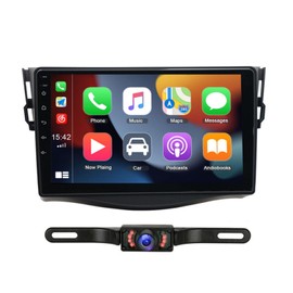 IKASEFU 9 inch Android 13 Wireless CarPlay Android Auto Car Radio Receiver for Toyota RAV4 2007-2014, 2+32G Touch Screen Double Din Car Stereo with GPS Navigation WiFi Bluetooth Backup Camera