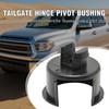 Hoypeyfiy 66110-0C020 Tailgate Right Inner Hinge Pivot Plastic Bushing Insert,