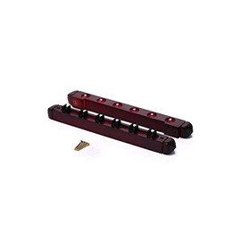 2 peice Mahagony wall rack holds up to 6 cues,