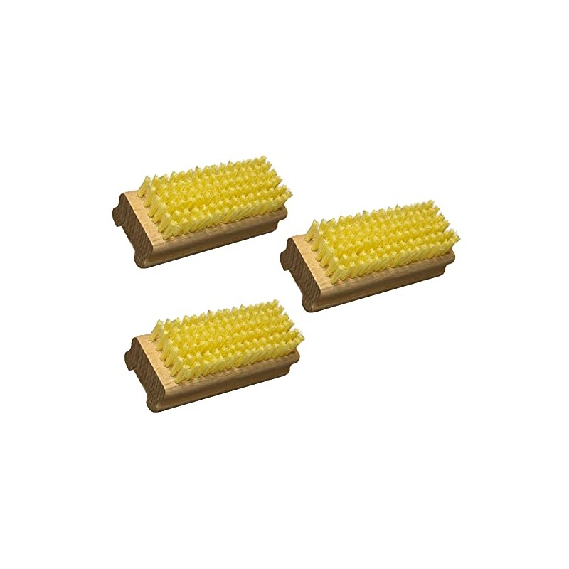 Natural Wood Nail Brush (3 Pcs)