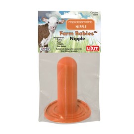 Lixit Farm Baby Replacement Nipples (2 Quart Single)