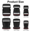 AUAUY Plastic Buckles Clips 38mm(8 Pcs), Side Release Buckles, Dual
