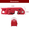Patioer Circuit Breaker Lockout Kit with Loto Lock, Lockout Tagout
