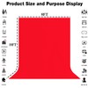 LYLYCTY 8x10FT Red Screen Backdrop for Photography Red Photo Booth