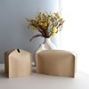 2pcs Tissue Box Cover, Modern PU Leather Rectangular Tissue Box