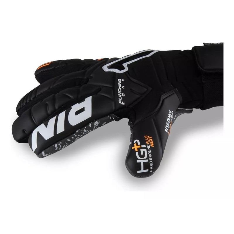 Rinat Guantes de Portero Kratos Semi - Golero Sport (Negro,