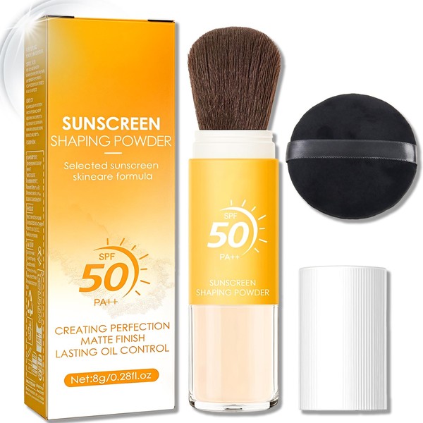 Wormeer Powder Scalp Sunscreen, Mineral SPF 50 Scalp SPF Powder