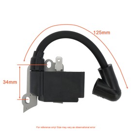 Hipa FS55 FS38 Ignition Coil 4140 400 1308 for Stihl FS45 FS55R HS45 FS46 FC55 HL45 KM55 Edger Brushcutter Hedgetrimmer Engine Replace 4140 400 1307 (After 2001) with V-GROOVE Spark Plug