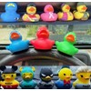 40Pcs Duck Holder for Car Dash, Rubber Duck Mounts Duck