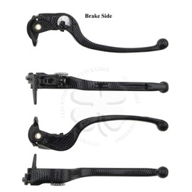 Carbon Brake & Clutch Hand Levers Hand For Suzuki GSXR 1000 07-08 Handle