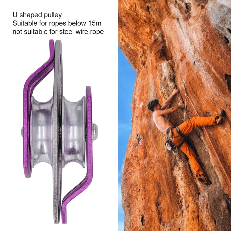 Climbing Pulley Climb Lightweight and Durable Aero Space Aluminum Alloy