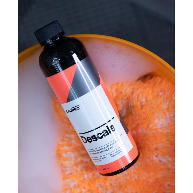 CARPRO Descale Acidic Car Shampoo Wash Concentrate, Removes Minerals, Waxes,