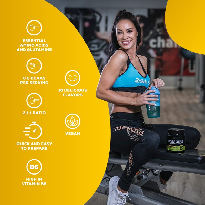 BioTechUSA BCAA Zero | Essential Amino Acid Powder | 6g