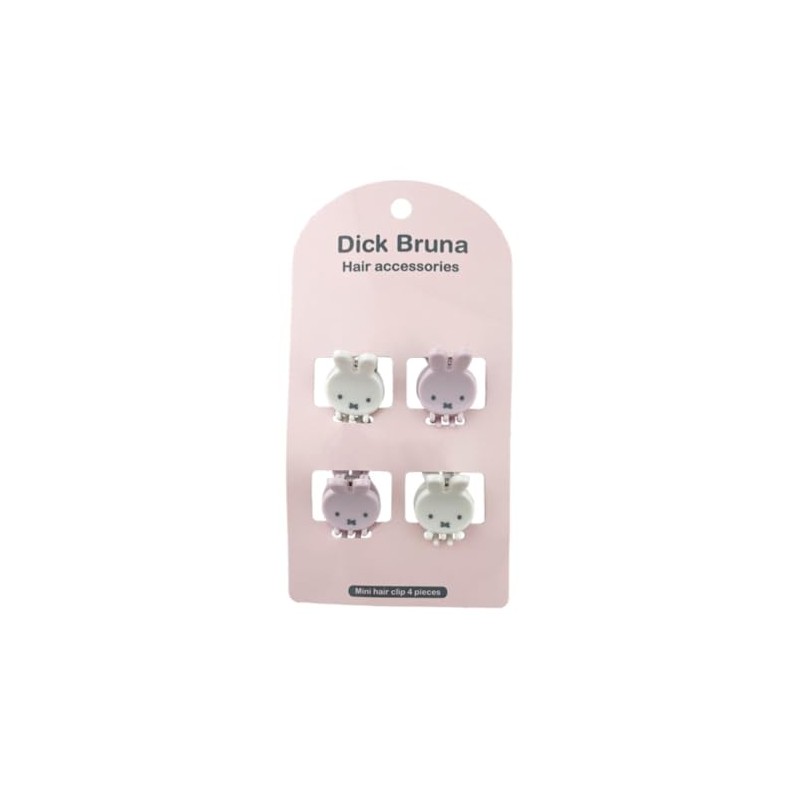 SHOBIDO MF46389 Miffy Mini Clip 4P Dick Bruna Hair Accessories