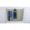 Adjustable Bottom Entry Toilet Fill Valve with ½" UK Brass