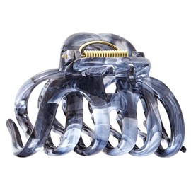 Hair Clips for Women，Octopus Claw Clips for Thick Hair，Cute & Stylish Hair Accessories for Women Everyday Use，Hair Clips for Styling (Ink grey)