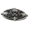 Longcreek Silver Celtic Knot Lion Belt Buckle, 9.4 × 8.4cm,