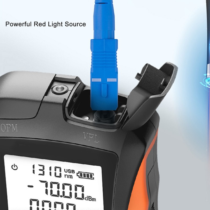 Optical Power Meter Multifunctional 4 in 1 Portable Fiber Light