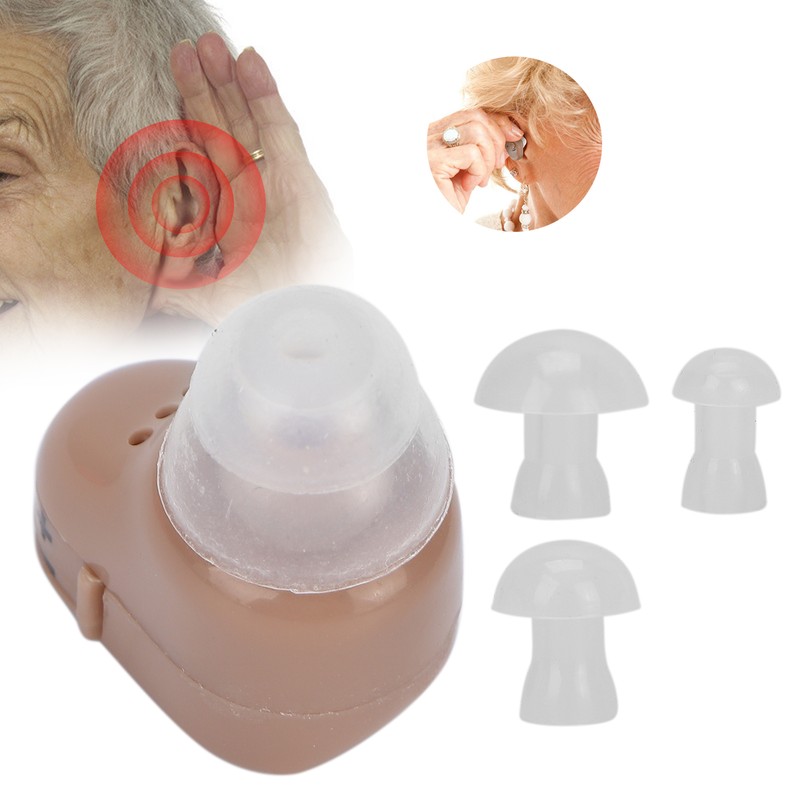 Mini Sound Amplifier Noise Reduction Soft Silicone Wireless Elderly Ear
