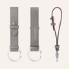 COGURE COPKRB Key Chain Bag Charm Genuine Leather Carabiner Ring