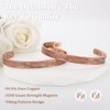 MagEnergy Copper Bracelet for Women with 3500 Powerful Magnets Magnetic