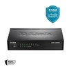 D-Link Fast Ethernet Switch, 8 Port Unmanaged w/ 4 PoE