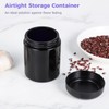 Lnrueg 8.5 Oz 250ML Smell Proof Jar, Black Viewing Jars