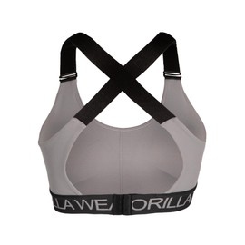 Gorilla Wear Women's Colby Sports Bra, Gray, S