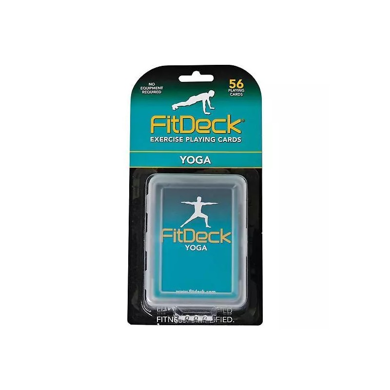 FITDECK YOGA Exercise Playing Cards All Abilities Pose Instructions Help