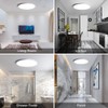 12 Inch LED Flush Mount Ceiling Light Fixture, 5000K Daylight