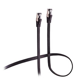 Patchkabel Flexline Cat 8.1 U/FTP PIMF, Flat Highly Flexible Black 2.0m Brand