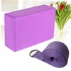 BESPORTBLE Eva Yoga Blocks Strap Essential Yoga Accessories Non-stretch Cotton