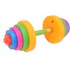 Adjustable Dumbbell Toy Plastic Fitness Weight Lifting Dumbbell for Kids